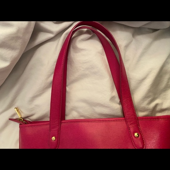 Polo Ralph Lauren Saffiano Leather Tote Bag - Picture 8 of 9